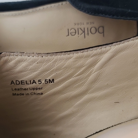 Botkier Adelia D'orsay Peep toe Slip on suede bootie heels size 5.5 - Picture 12 of 12